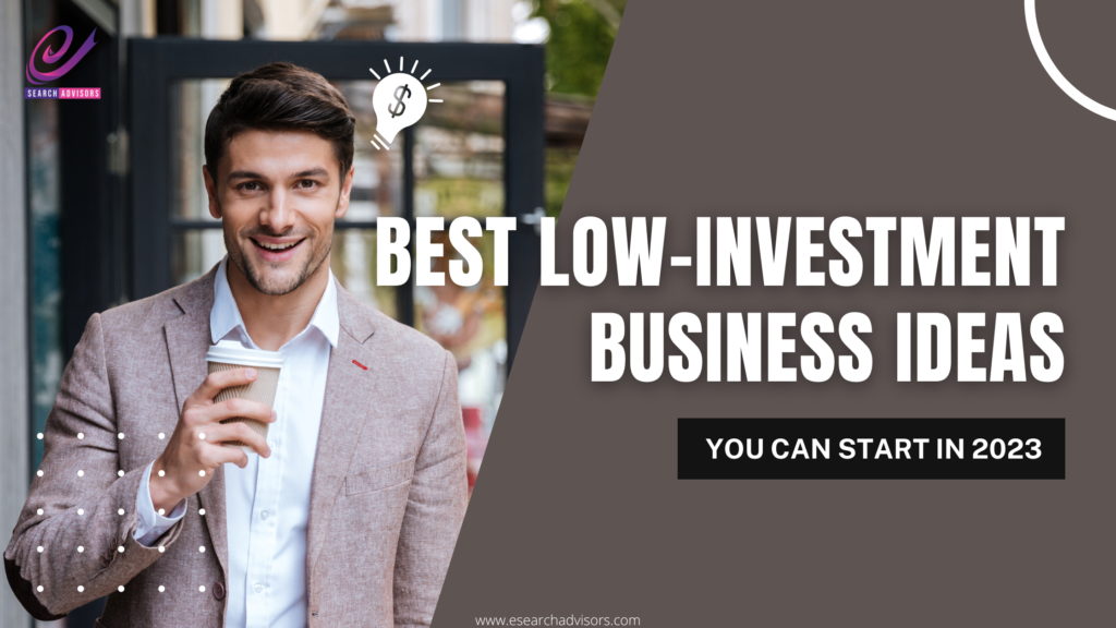 Low Investment Online Business Ideas That Work