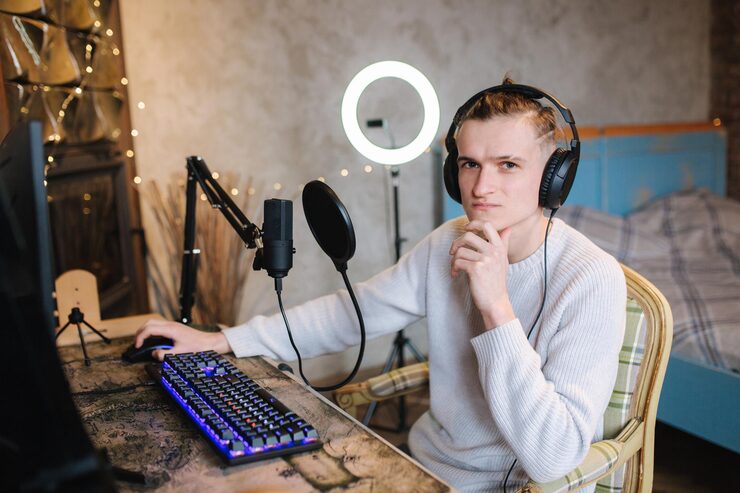 Using AI voiceovers to start a profitable Podcast