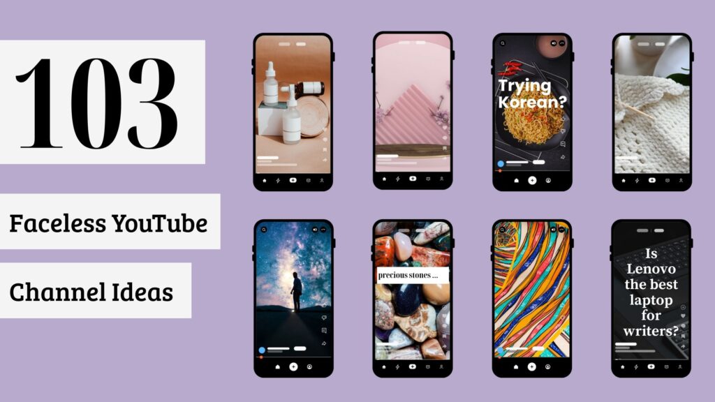 Faceless YouTube Channel Ideas Earn without showing your face