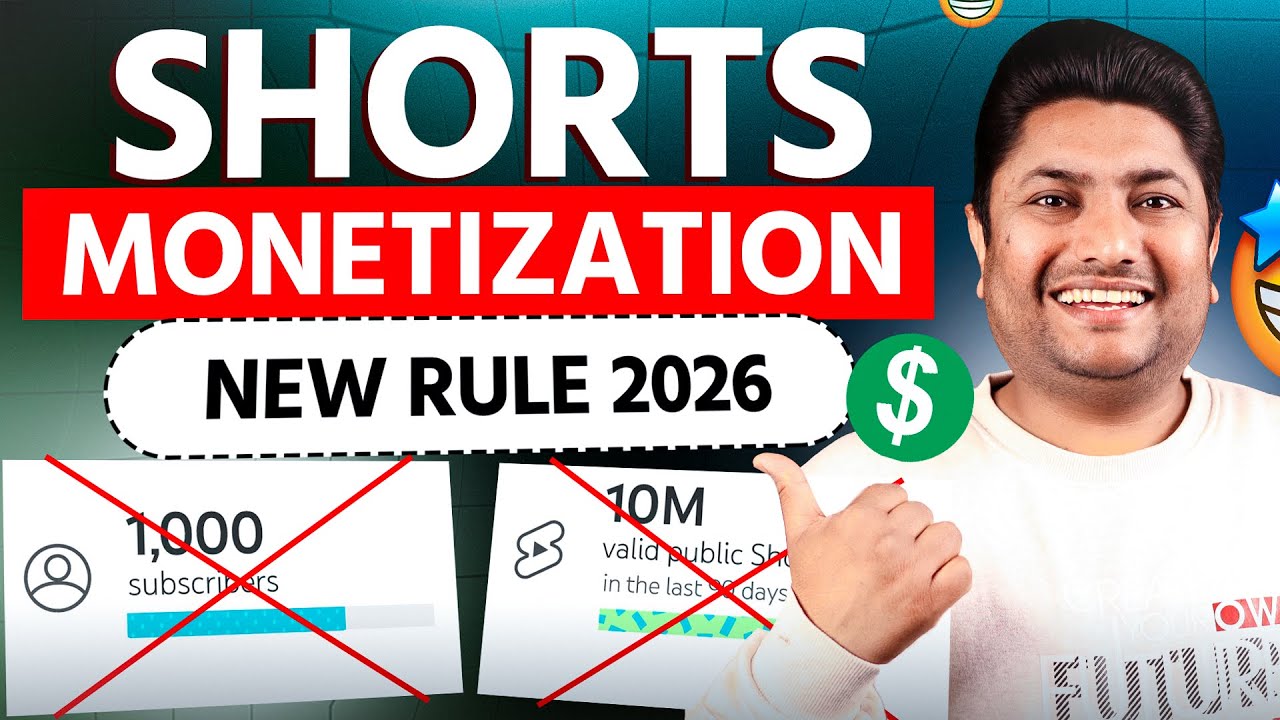 YouTube Shorts Monetization 2026 New rules and earning tips